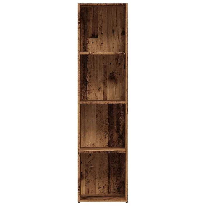 Bibliothèque vieux bois 36x30x114 cm bois d'ingénierie - Photo n°5