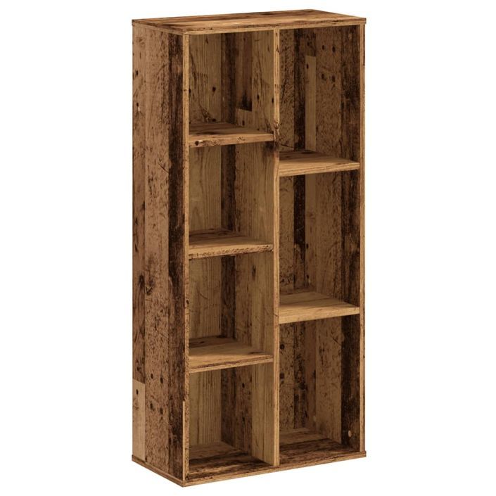 Bibliothèque vieux bois 50x25x105 cm bois d'ingénierie - Photo n°2