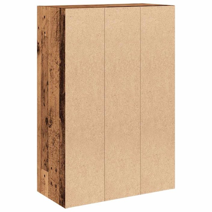 Bibliothèque vieux bois 60,5x30x90 cm bois d'ingénierie - Photo n°8