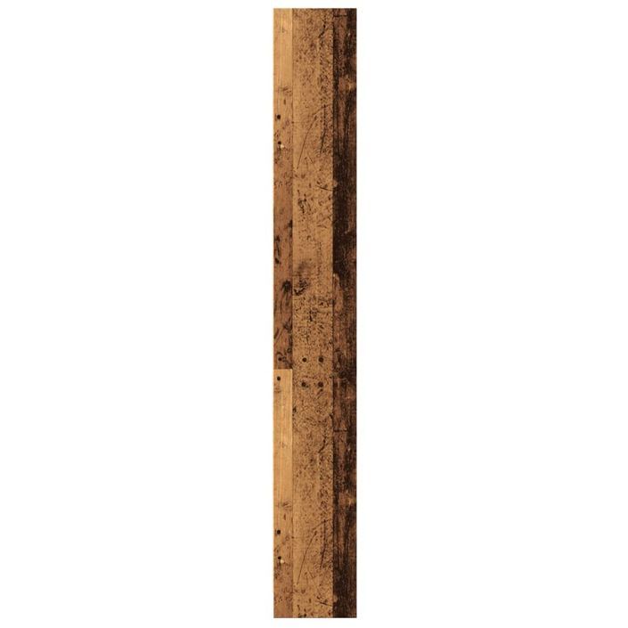 Bibliothèque vieux bois 60x24x176 cm bois d'ingénierie - Photo n°5