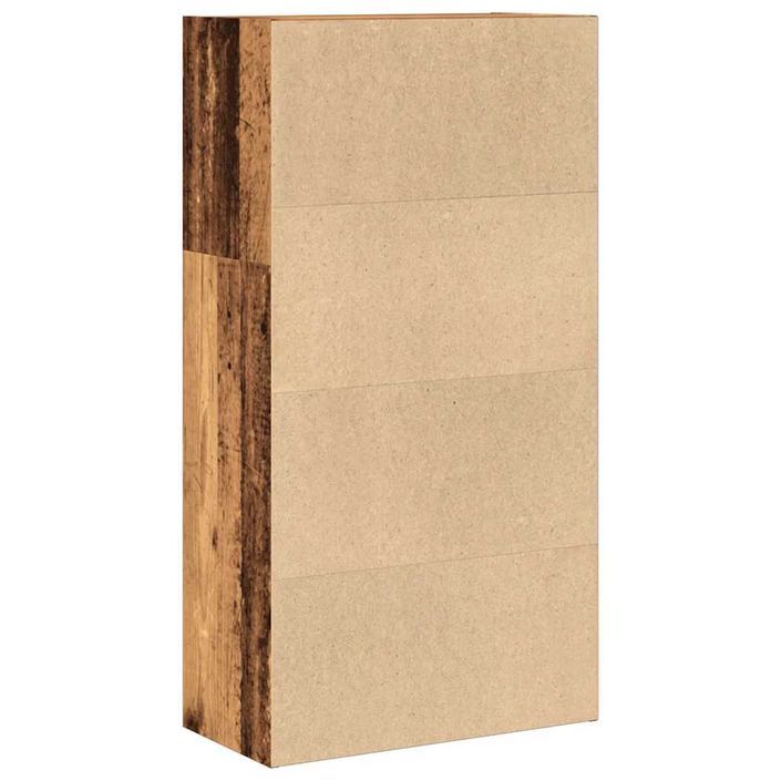 Bibliothèque vieux bois 60x30x114 cm bois d'ingénierie - Photo n°6