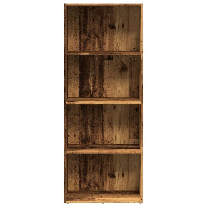 Bibliothèque vieux bois 60x30x152 cm bois d'ingénierie - Photo n°4