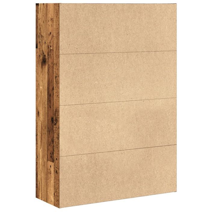 Bibliothèque vieux bois 80x30x114 cm bois d'ingénierie - Photo n°6