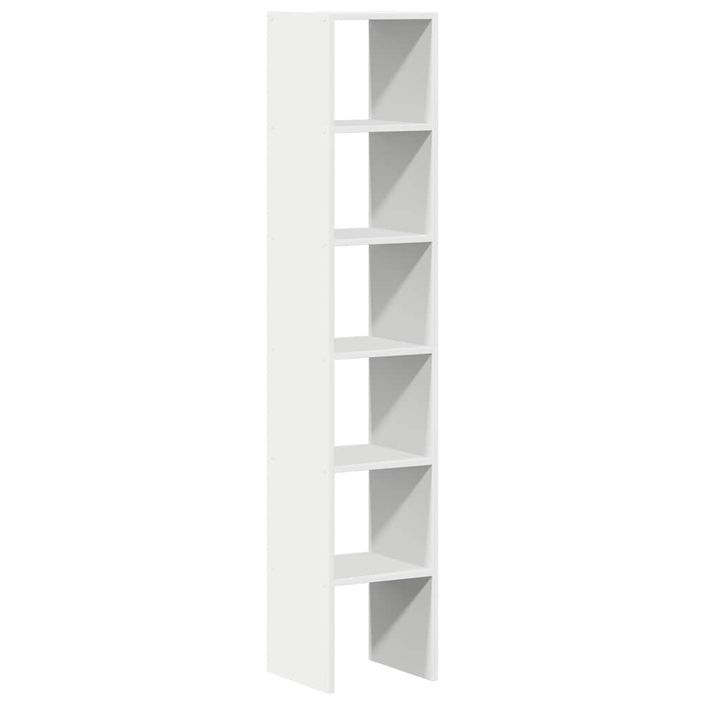 Bibliothèques 2 pcs empilable blanc 30x30x80 cm bois ingénierie - Photo n°6