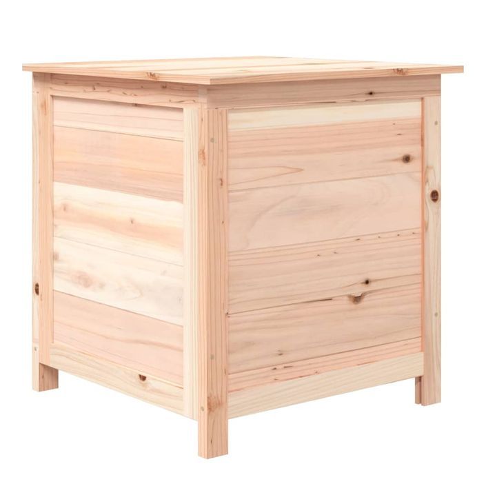 Boîte à coussins d'extérieur 50x50x56 cm Bois de sapin massif - Photo n°2