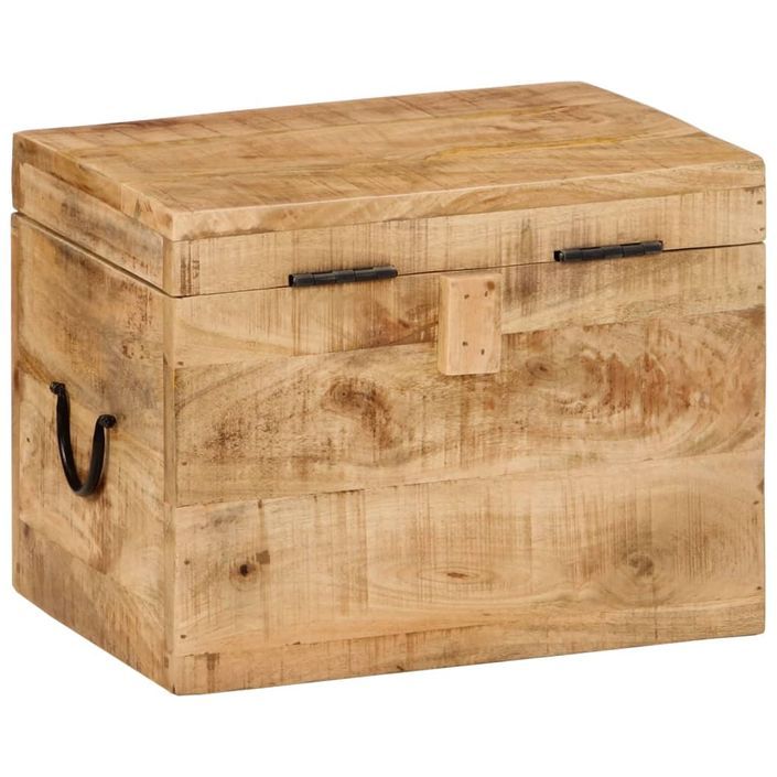 Boîte de rangement 39x28x31 cm Bois massif d'acacia - Photo n°4