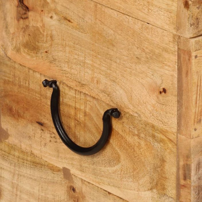 Boîte de rangement 39x28x31 cm Bois massif d'acacia - Photo n°6