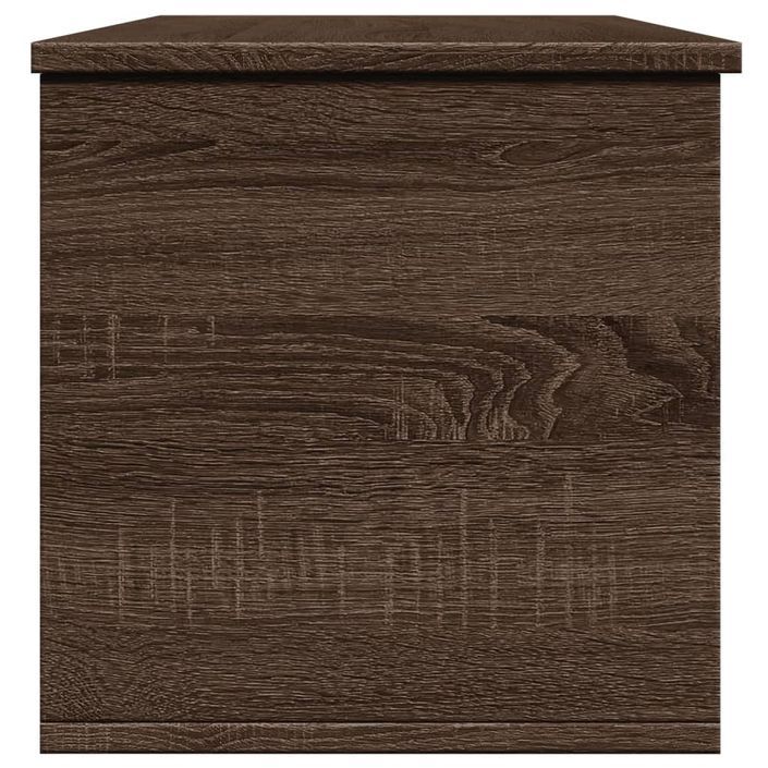 Boîte de rangement chêne marron 102x35x35 cm bois d'ingénierie - Photo n°5