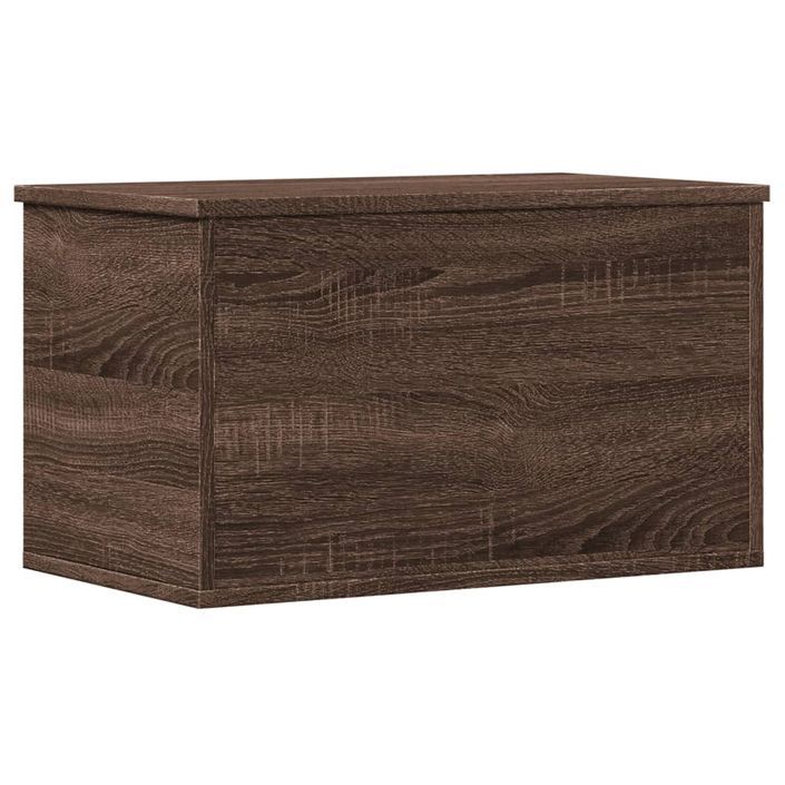 Boîte de rangement chêne marron 60x35x35 cm bois d'ingénierie - Photo n°6