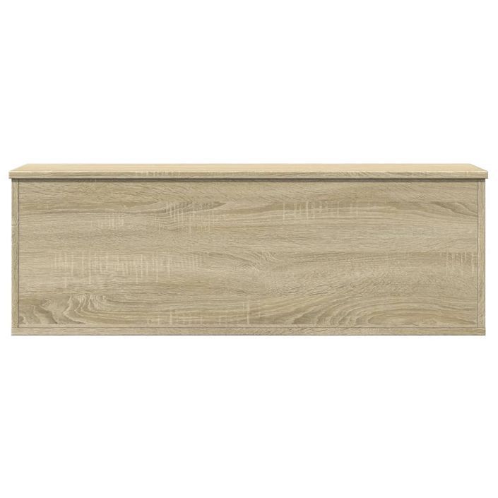 Boîte de rangement chêne sonoma 102x35x35 cm bois d'ingénierie - Photo n°4