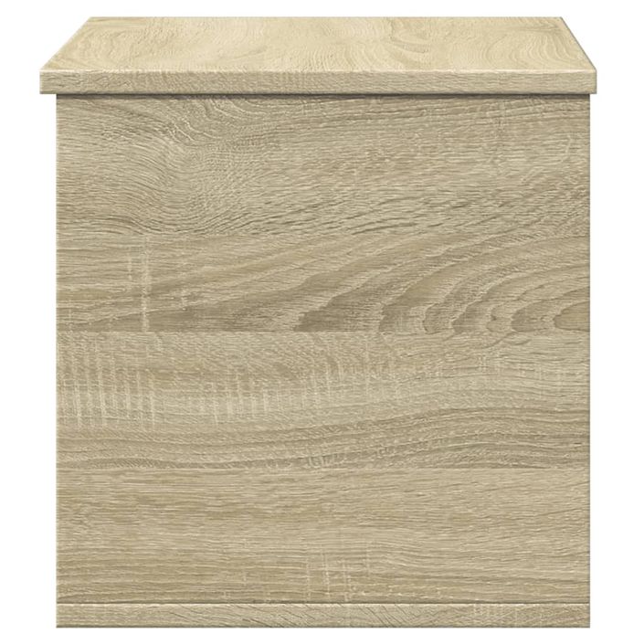 Boîte de rangement chêne sonoma 60x35x35 cm bois d'ingénierie - Photo n°5