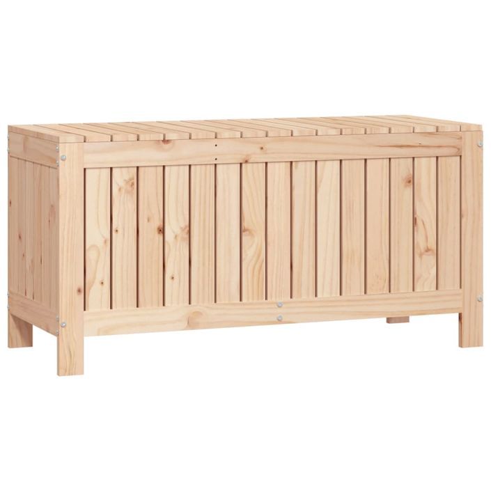 Boîte de rangement de jardin 108x42,5x54 cm Bois massif de pin - Photo n°5