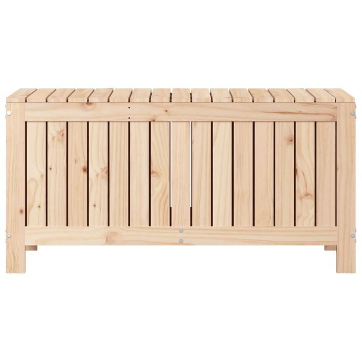 Boîte de rangement de jardin 108x42,5x54 cm Bois massif de pin - Photo n°6