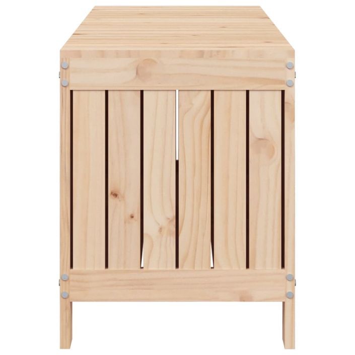 Boîte de rangement de jardin 108x42,5x54 cm Bois massif de pin - Photo n°7