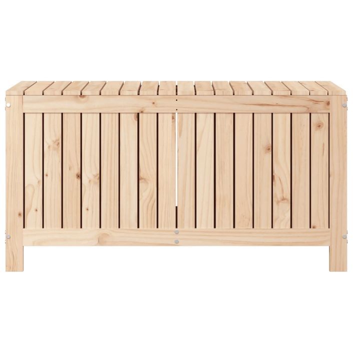 Boîte de rangement de jardin 115x49x60 cm Bois massif de pin - Photo n°1