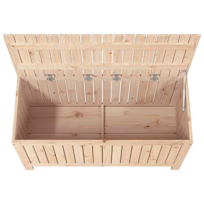 Boîte de rangement de jardin 115x49x60 cm Bois massif de pin - Photo n°5