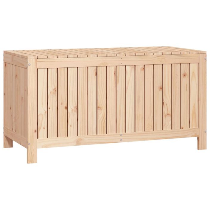 Boîte de rangement de jardin 121x55x64 cm Bois massif de pin - Photo n°5