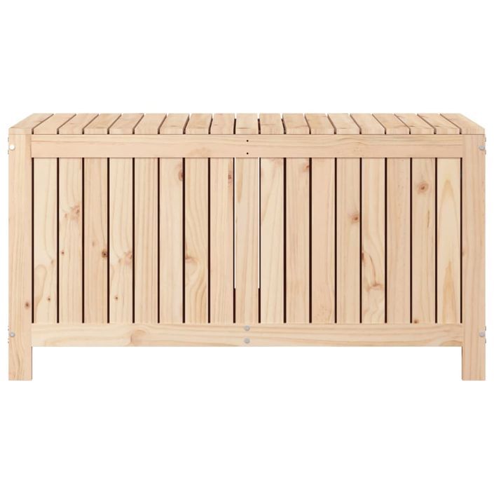 Boîte de rangement de jardin 121x55x64 cm Bois massif de pin - Photo n°6