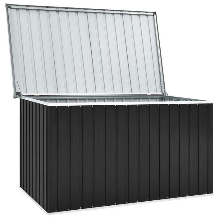 Boîte de rangement de jardin Anthracite 171x99x93 cm - Photo n°4