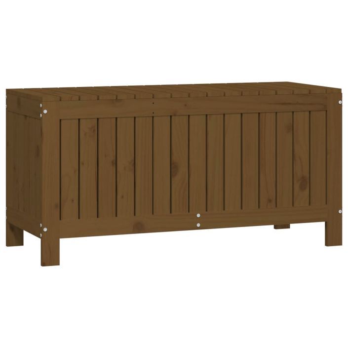 Boîte de rangement de jardin Marron miel 108x42,5x54cm Bois pin - Photo n°5