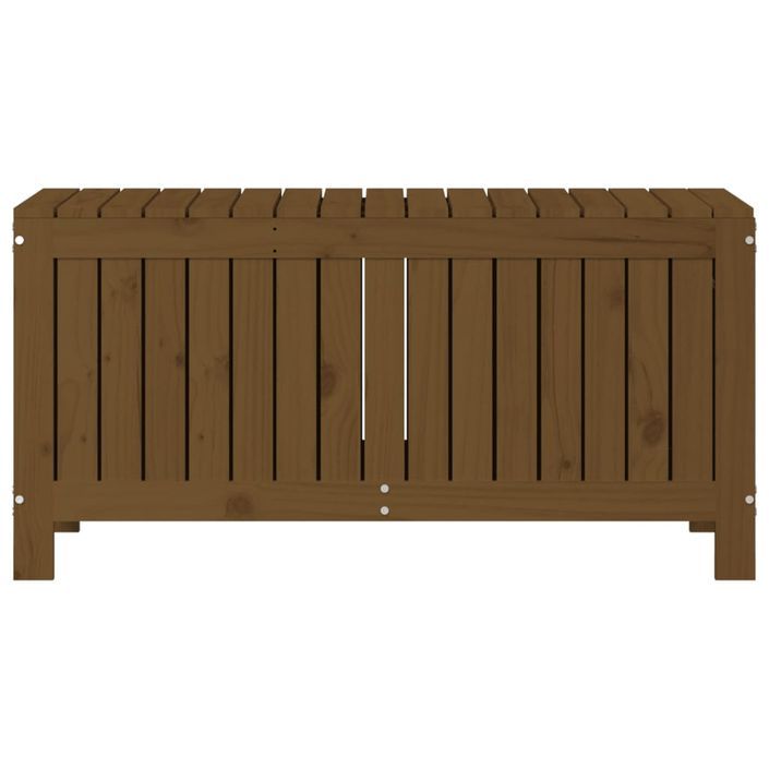 Boîte de rangement de jardin Marron miel 108x42,5x54cm Bois pin - Photo n°6