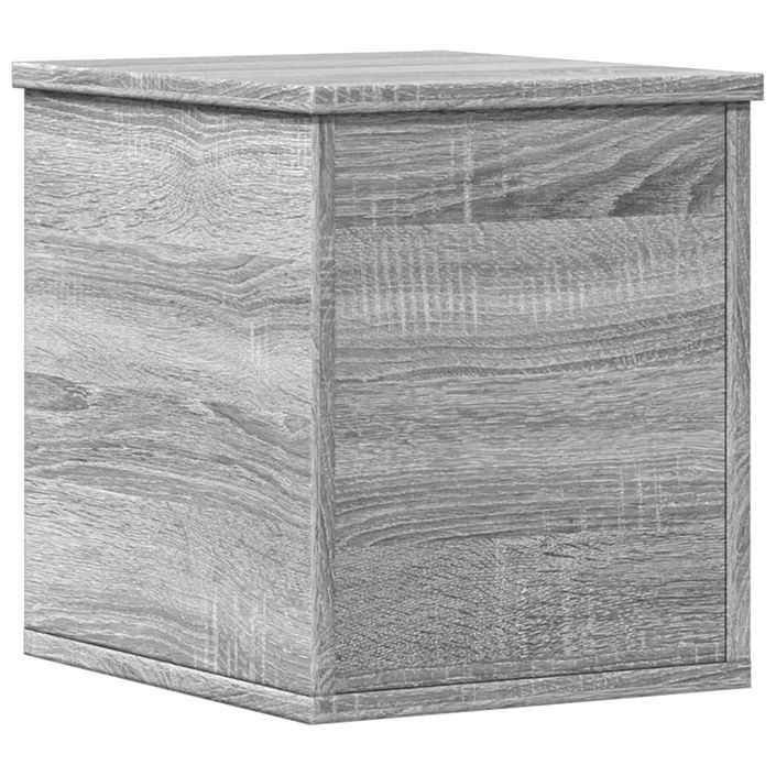 Boîte de rangement sonoma gris 30x35x35 cm bois d'ingénierie - Photo n°6