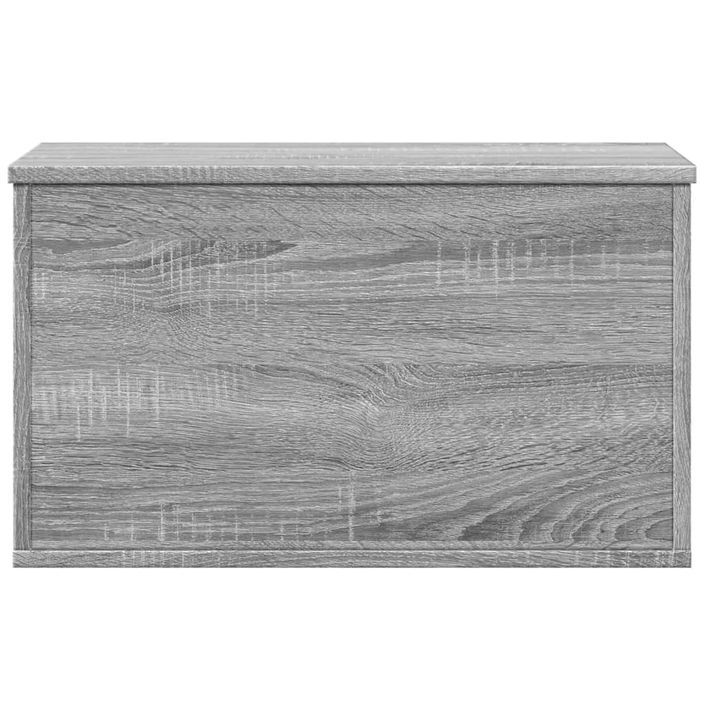 Boîte de rangement sonoma gris 60x35x35 cm bois d'ingénierie - Photo n°4