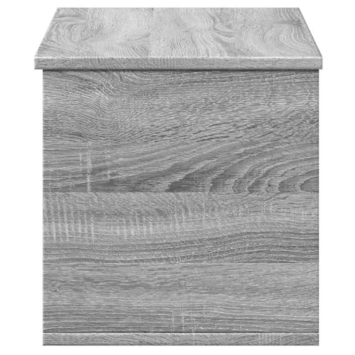 Boîte de rangement sonoma gris 90x35x35 cm bois d'ingénierie - Photo n°5