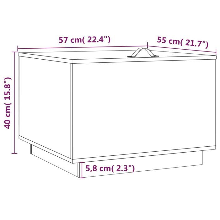 Boîtes de rangement avec couvercles 3 pcs Bois massif de pin - Photo n°10