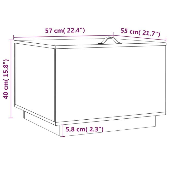 Boîtes de rangement et couvercles 3 pcs Gris Bois massif de pin - Photo n°10