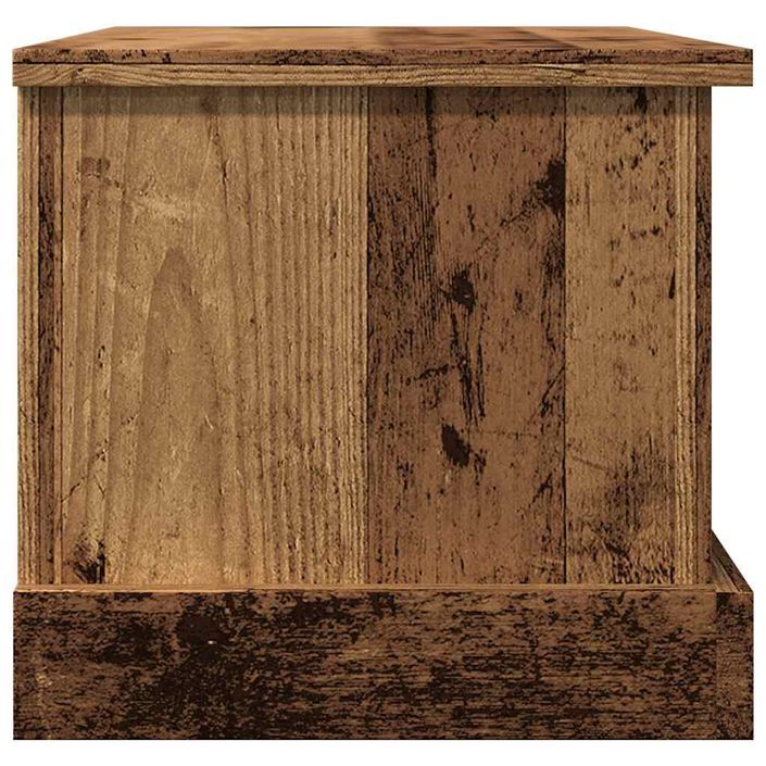 Boîtes de rangement vieux bois 30x50x28 cm bois d'ingénierie - Photo n°7