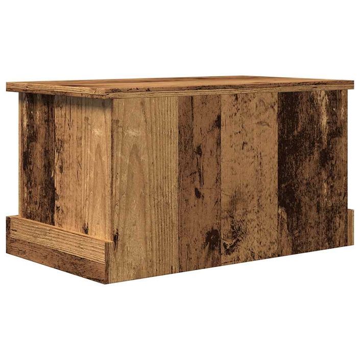 Boîtes de rangement vieux bois 30x50x28 cm bois d'ingénierie - Photo n°8