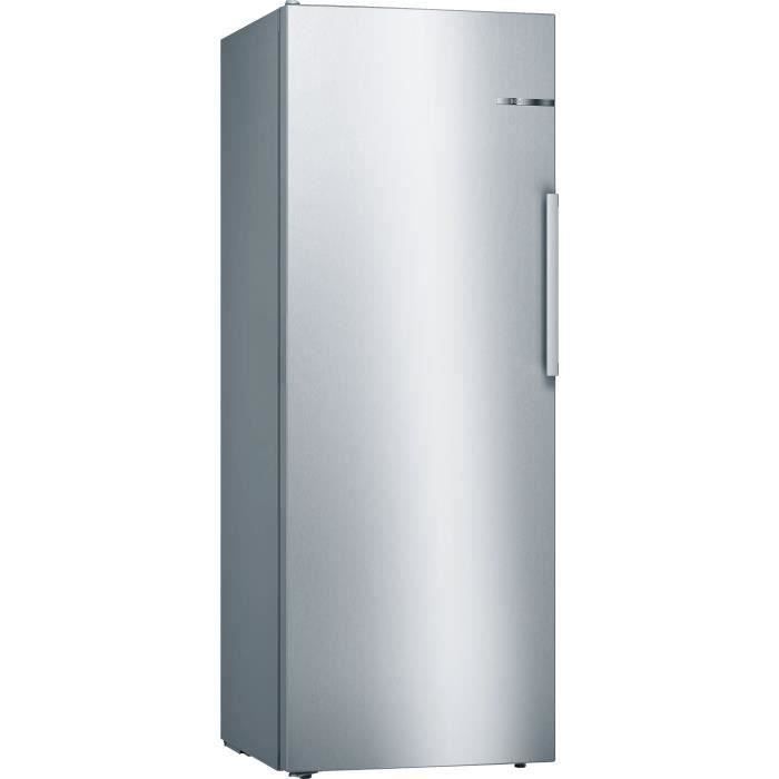 BOSCH KSV29VLEP - Réfrigérateur 1 porte - 290 L - Froid statique - L 60 x H 161 cm - Inox côtés silver - Photo n°1