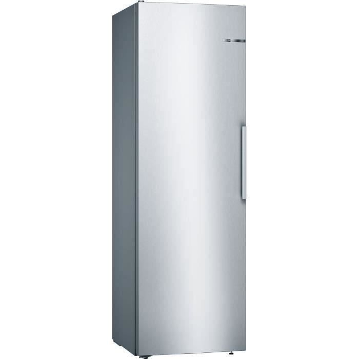 BOSCH KSV36VLEP - Réfrigérateur 1 porte - 346 L - Froid statique - L 60 x H 186 cm - Inox côtés silver - Photo n°1
