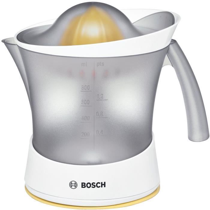 BOSCH - Presse agrumes - 25 W - capacité 0,8 L - réservoir transparent - fonctionnement par pression - Photo n°1