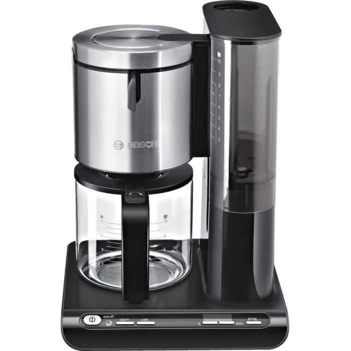 BOSCH TKA8633 Cafetiere filtre programmable Styline - Noir - Photo n°1