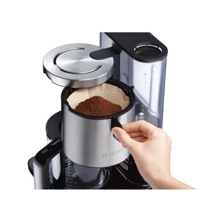 BOSCH TKA8633 Cafetiere filtre programmable Styline - Noir - Photo n°2