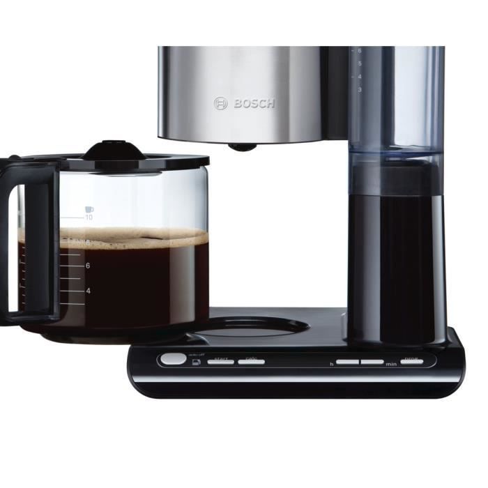 BOSCH TKA8633 Cafetiere filtre programmable Styline - Noir - Photo n°3