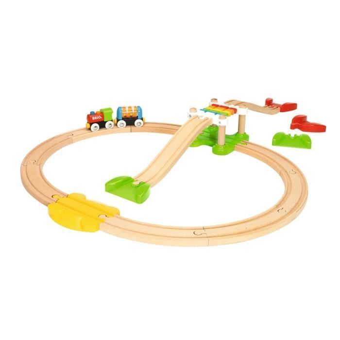 Brio Mon Premier Circuit de Decouverte - Coffret 18 pieces - Circuit de train en bois - Ravensburger - Des 18 mois - 33727 - Photo n°4