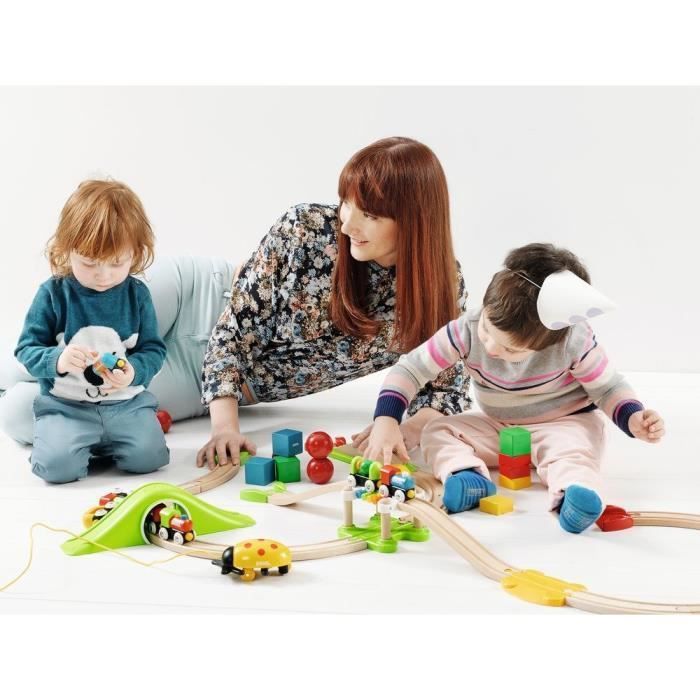 Brio Mon Premier Circuit de Decouverte - Coffret 18 pieces - Circuit de train en bois - Ravensburger - Des 18 mois - 33727 - Photo n°5