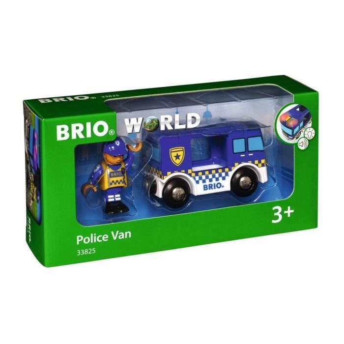 BRIO World - 33825 - Camion De Police Son Et Lumiere - Photo n°1