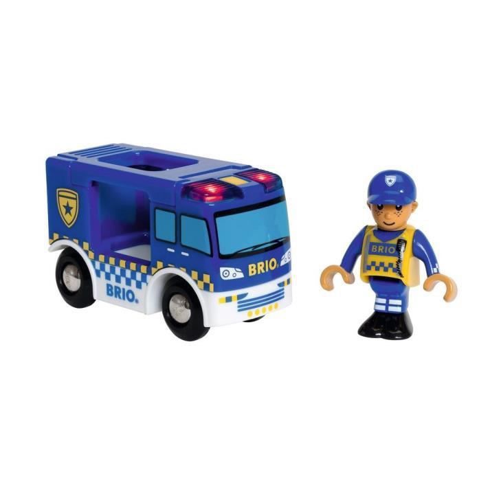 BRIO World - 33825 - Camion De Police Son Et Lumiere - Photo n°2