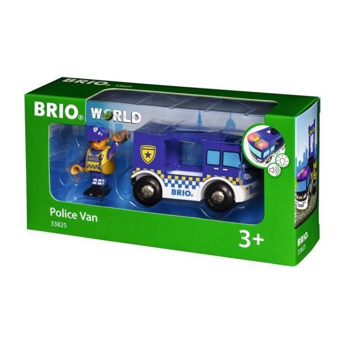 BRIO World - 33825 - Camion De Police Son Et Lumiere - Photo n°5