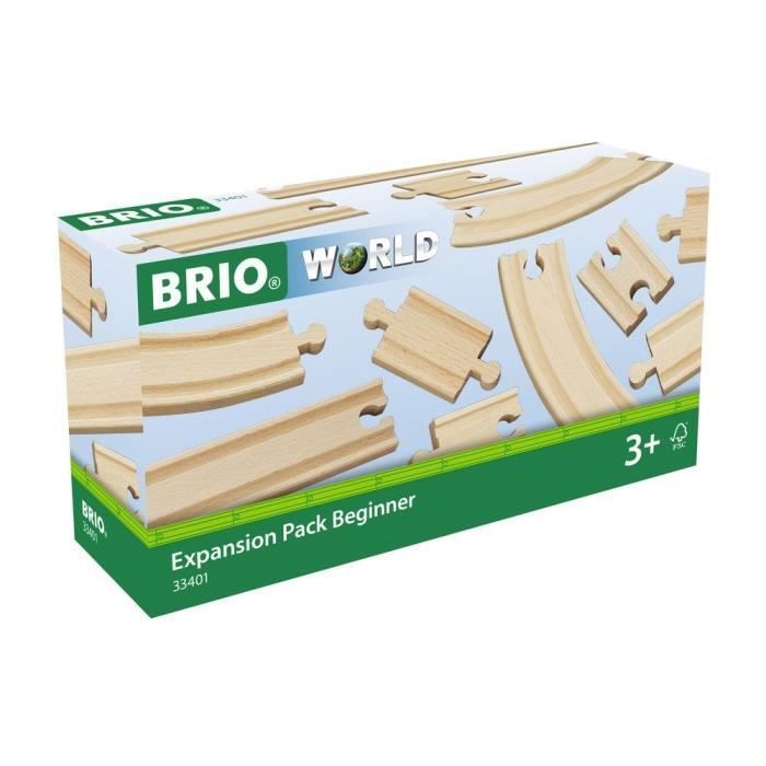Brio World Coffret Evolution Débutants -11 Rails - Accessoire pour circuit de train en bois - Ravensburger - Mixte des 3 ans - 33401 - Photo n°1