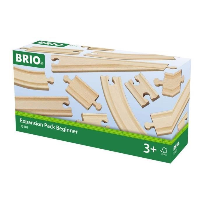 Brio World Coffret Evolution Débutants -11 Rails - Accessoire pour circuit de train en bois - Ravensburger - Mixte des 3 ans - 33401 - Photo n°4