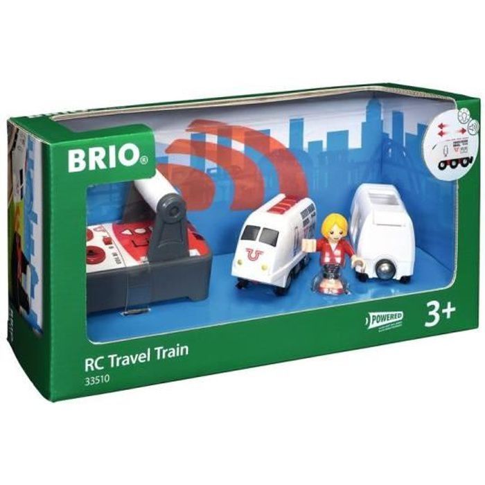 Brio World Train de Voyageur Radiocommandé - Accessoire son & lumiere Circuit de train en bois - Ravensburger - Des 3 ans - 33510 - Photo n°1