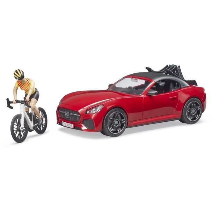 BRUDER Véhicule Roadster avec porte-vélos - Pour enfant Garçon - Photo n°1