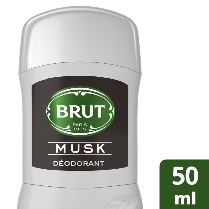 BRUT Lot de 6 Déodorants Homme Stick Musk Sans Alcool Protection 48h - 50ml - Photo n°2