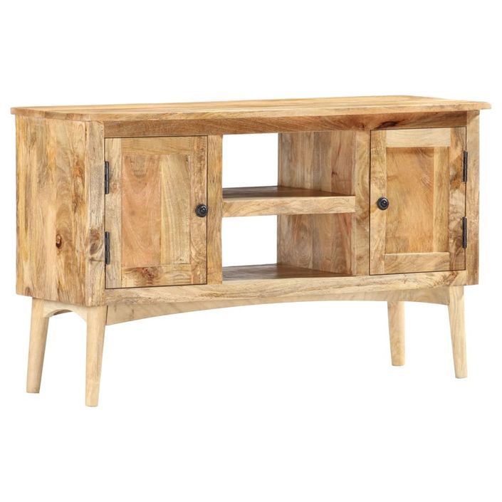 Buffet 100x35x60 cm Bois de manguier massif - Photo n°1