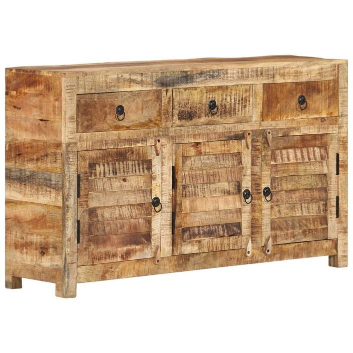 Buffet 110x30x65 cm Bois massif de manguier - Photo n°12